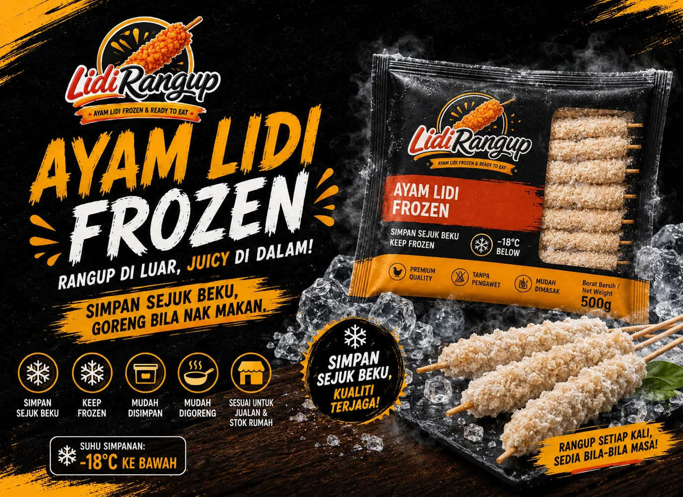 Ayam Lidi Frozen