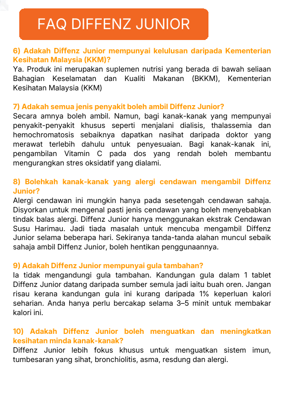 FAQ Diffenz Junior 6-10