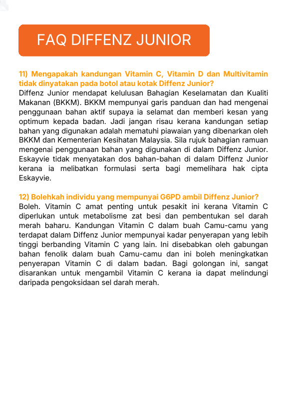 FAQ Diffenz Junior 11-12