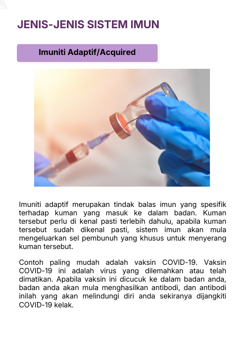 Imuniti Adaptif / Acquired