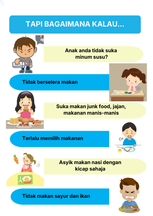 Tapi bagaimana kalau anak memilih makan?