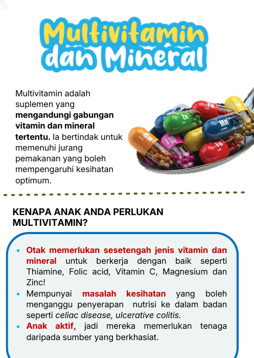 Multivitamin dan mineral