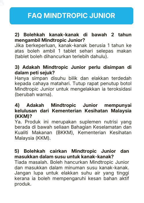 FAQ 2 hingga 5