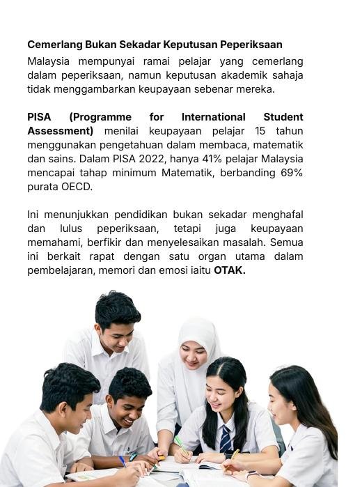 Cemerlang bukan sekadar peperiksaan
