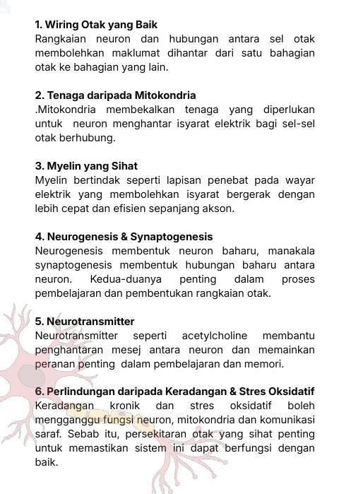 Huraian setiap komponen