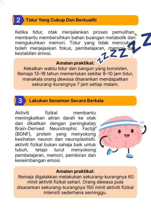 Tidur dan senaman