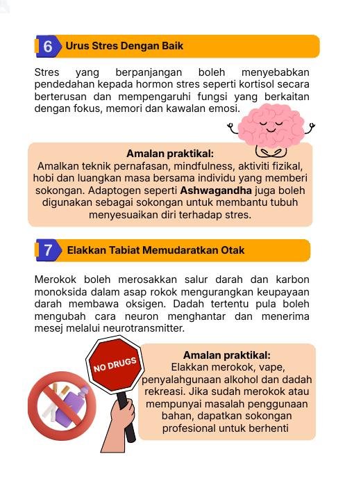 Urus stres dan elakkan tabiat memudaratkan