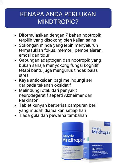 Kenapa anda perlukan Mindtropic?